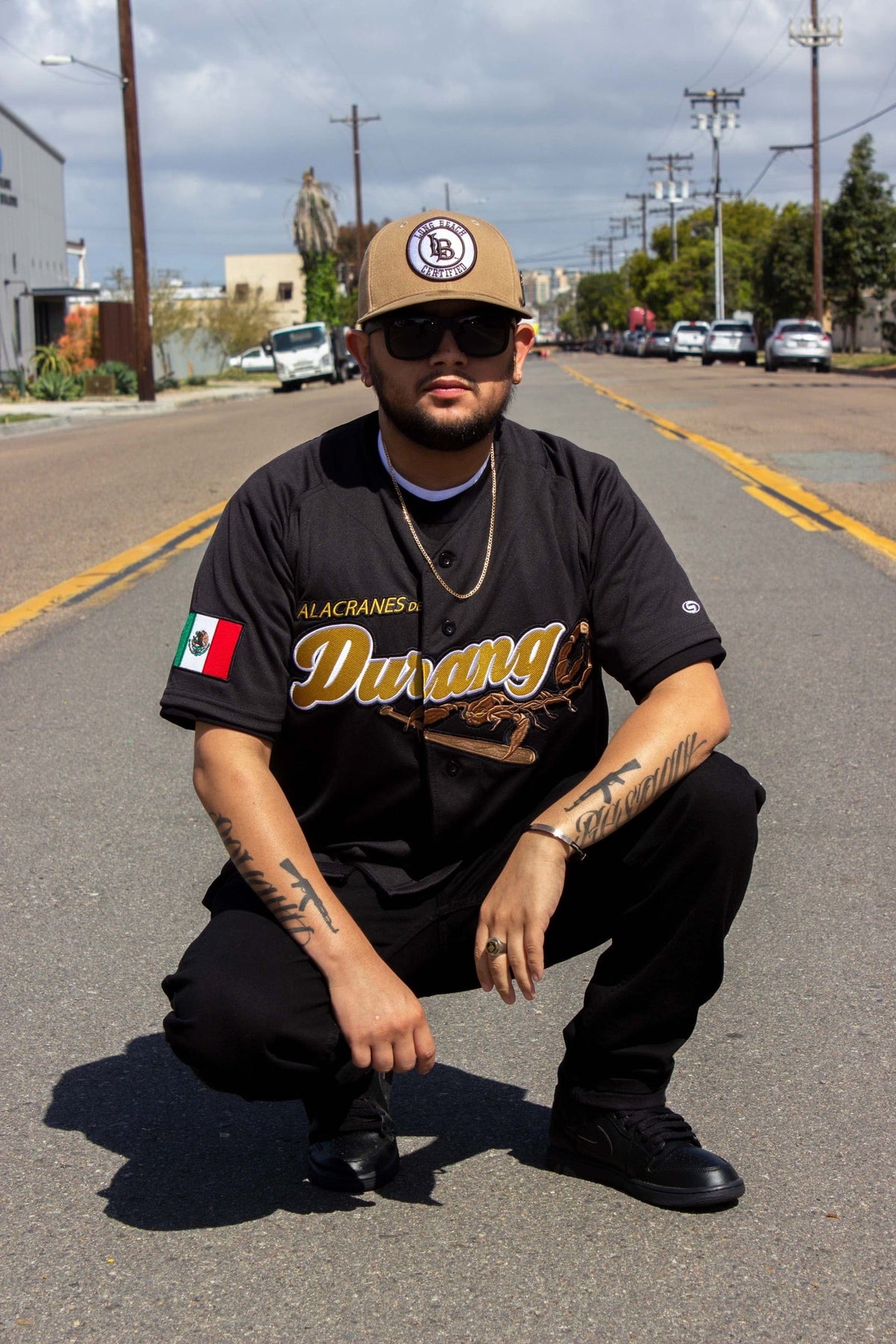 (BLACK) LOS Alacranes De Durango Jersey - BeisbolMXShop