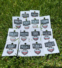 Black Mexico License Plate BMX Pins - BeisbolMXShop