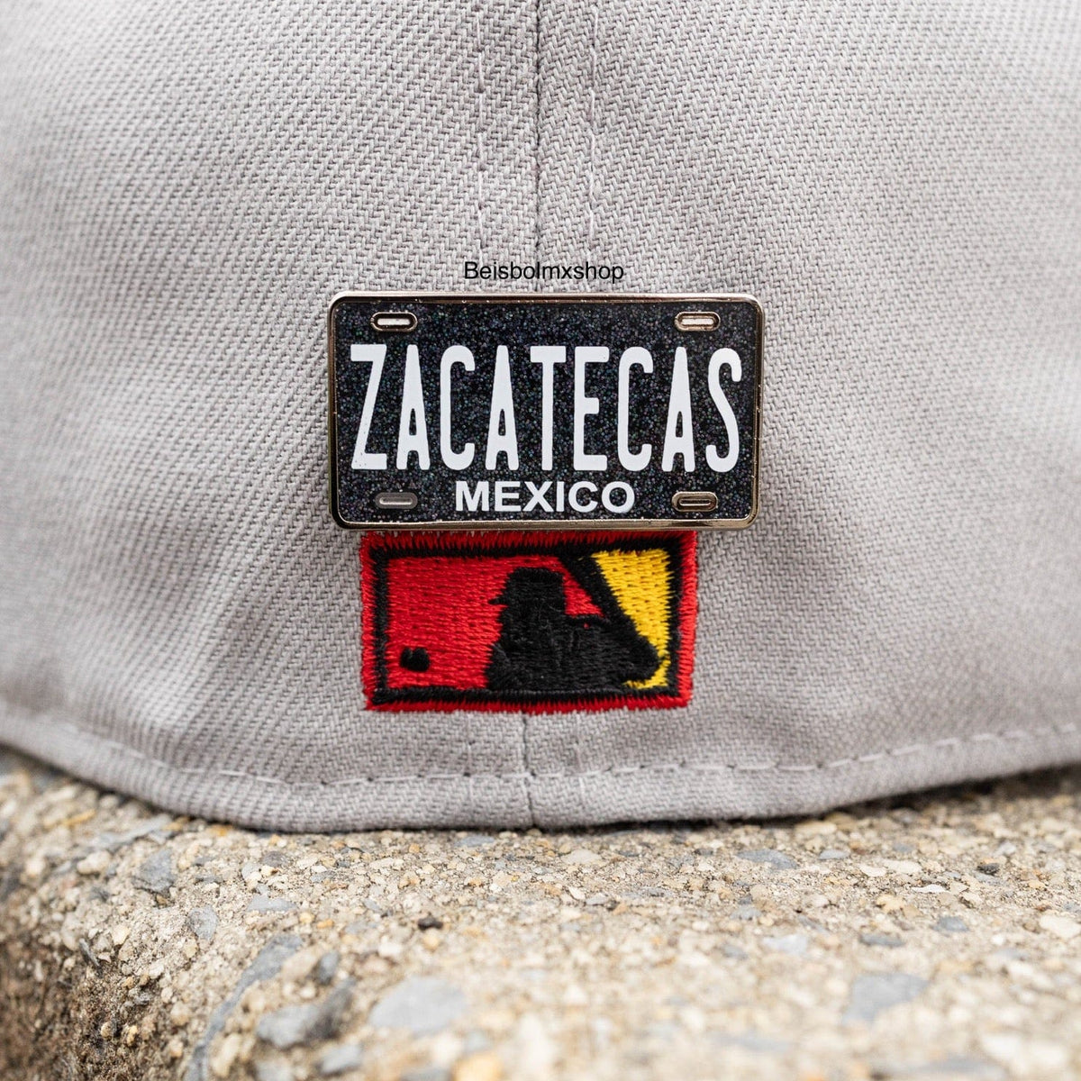 Black Mexico License Plate BMX Pins - BeisbolMXShop