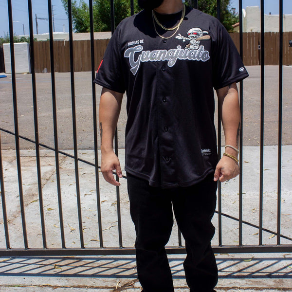Black Momias de ((GUANAJUATO)) Jersey - BeisbolMXShop