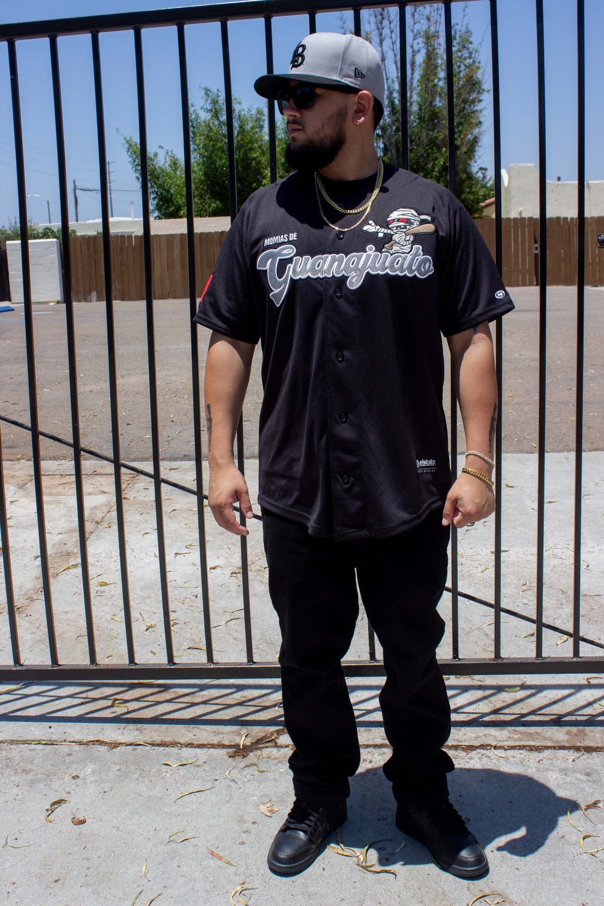Black Momias de ((GUANAJUATO)) Jersey - BeisbolMXShop