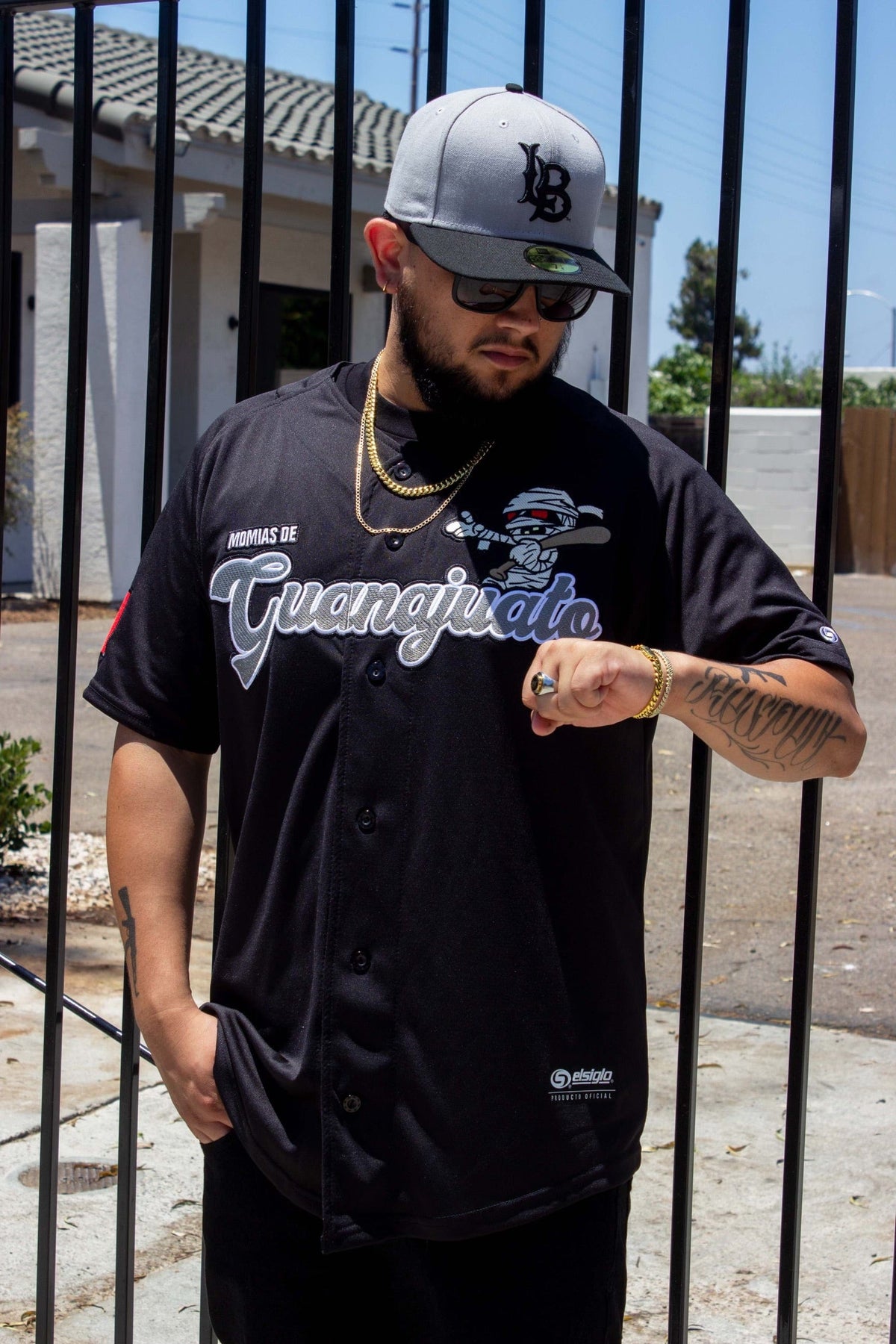 Black Momias de ((GUANAJUATO)) Jersey - BeisbolMXShop