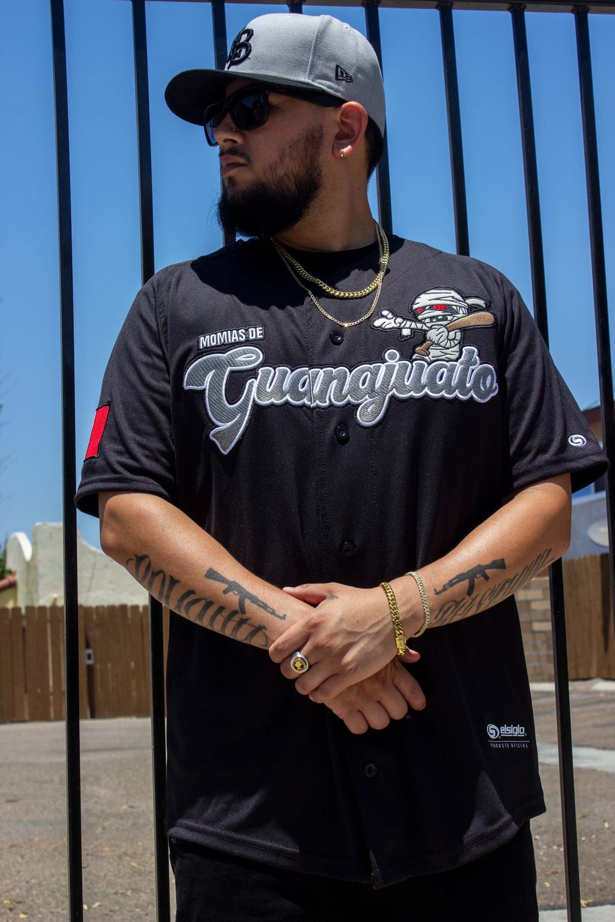 Black Momias de ((GUANAJUATO)) Jersey - BeisbolMXShop