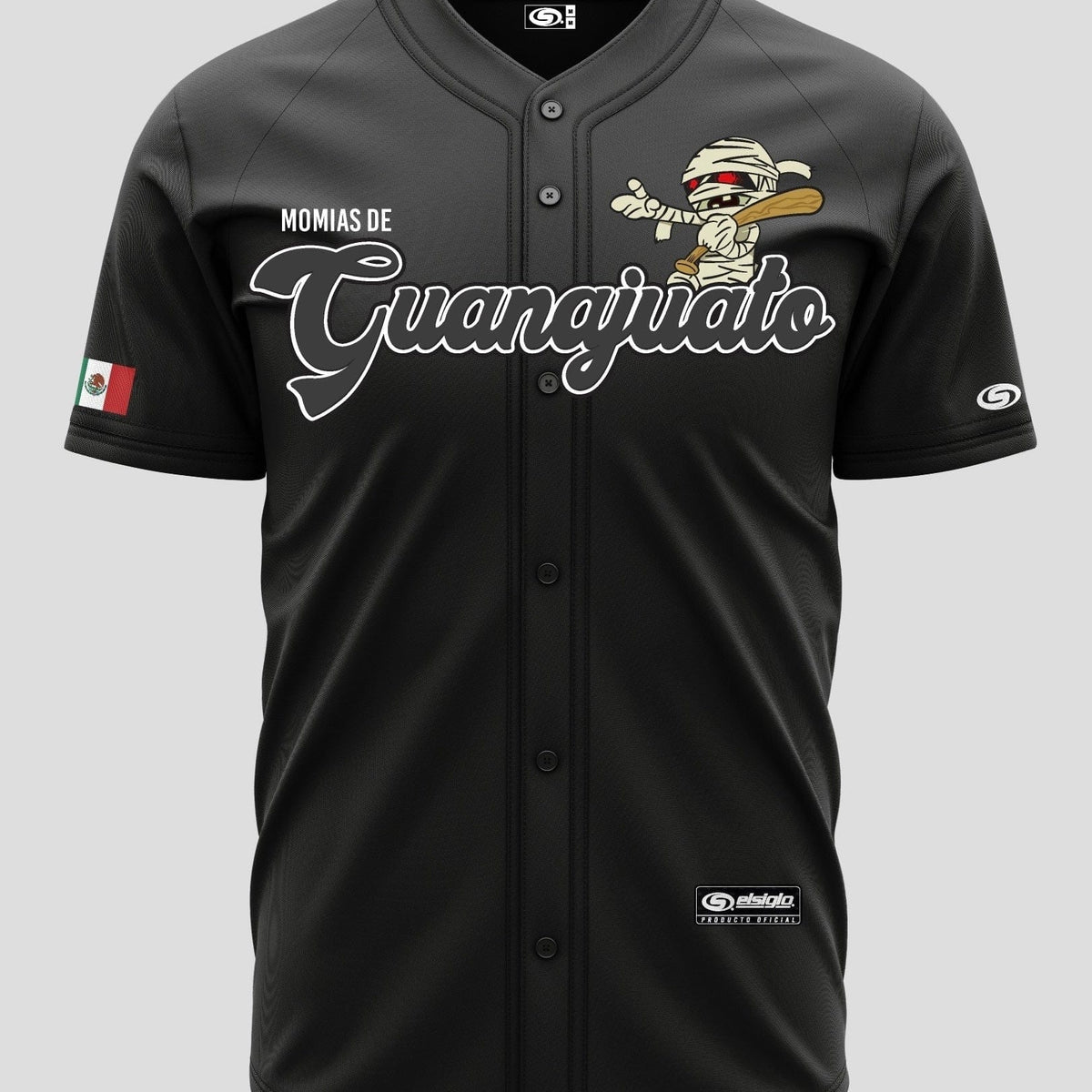 Black Momias de ((GUANAJUATO)) Jersey - BeisbolMXShop