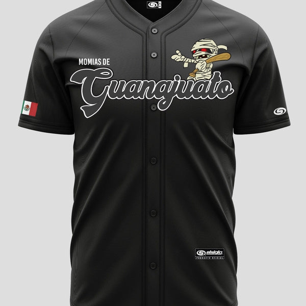 Black Momias de ((GUANAJUATO)) Jersey - BeisbolMXShop