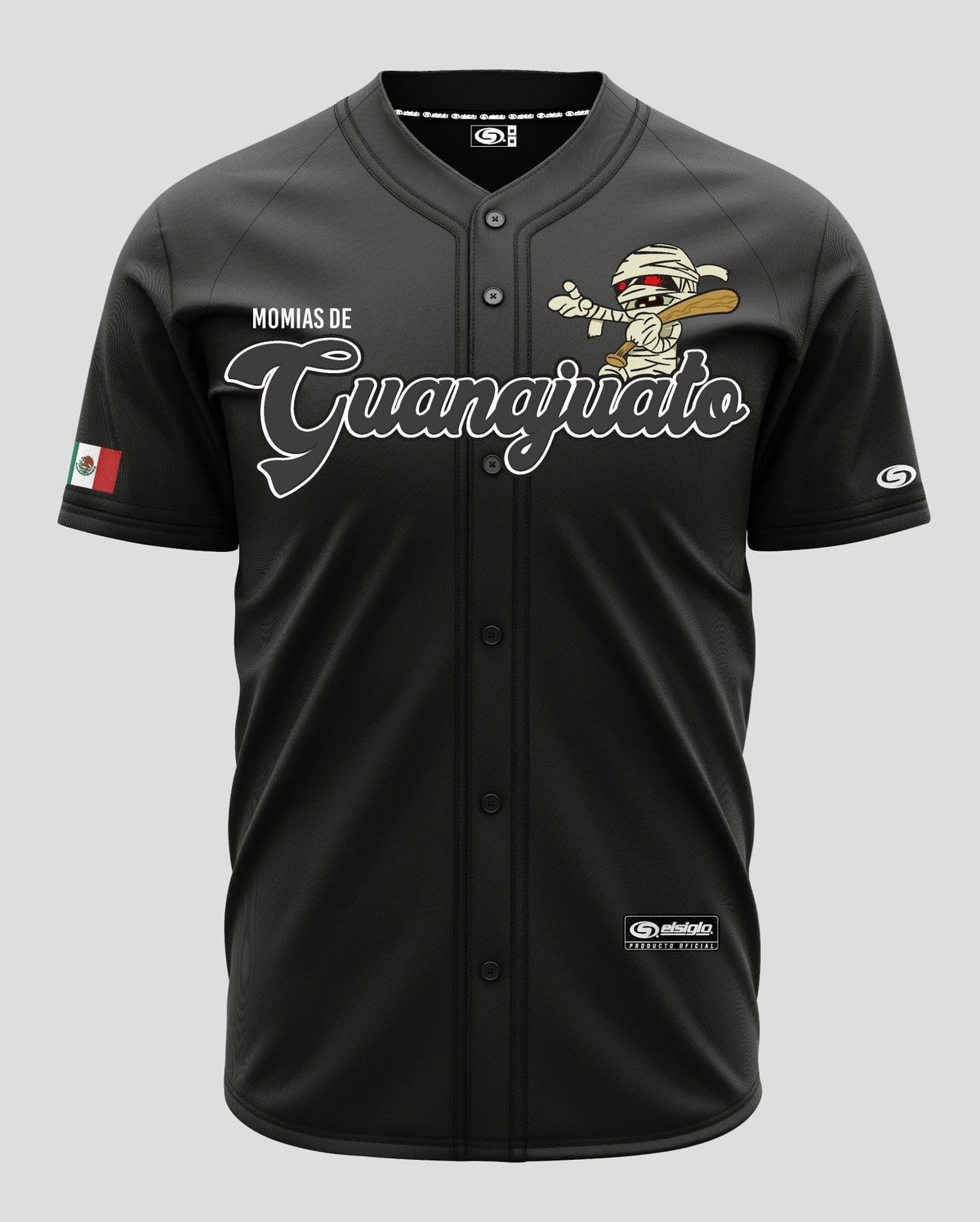 Black Momias de ((GUANAJUATO)) Jersey - BeisbolMXShop