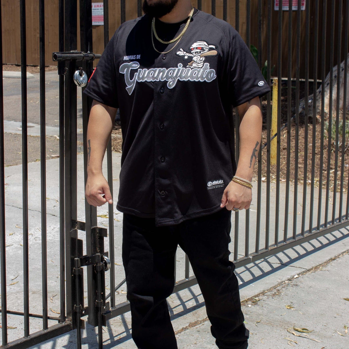 Black Momias de ((GUANAJUATO)) Jersey - BeisbolMXShop