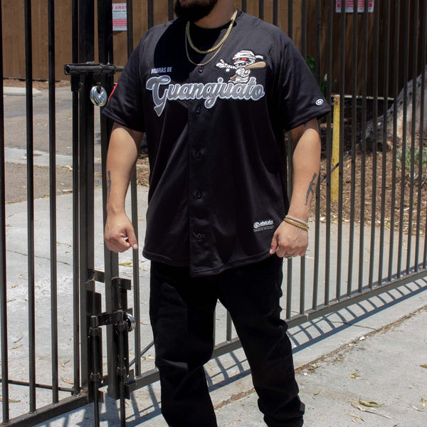 Black Momias de ((GUANAJUATO)) Jersey - BeisbolMXShop