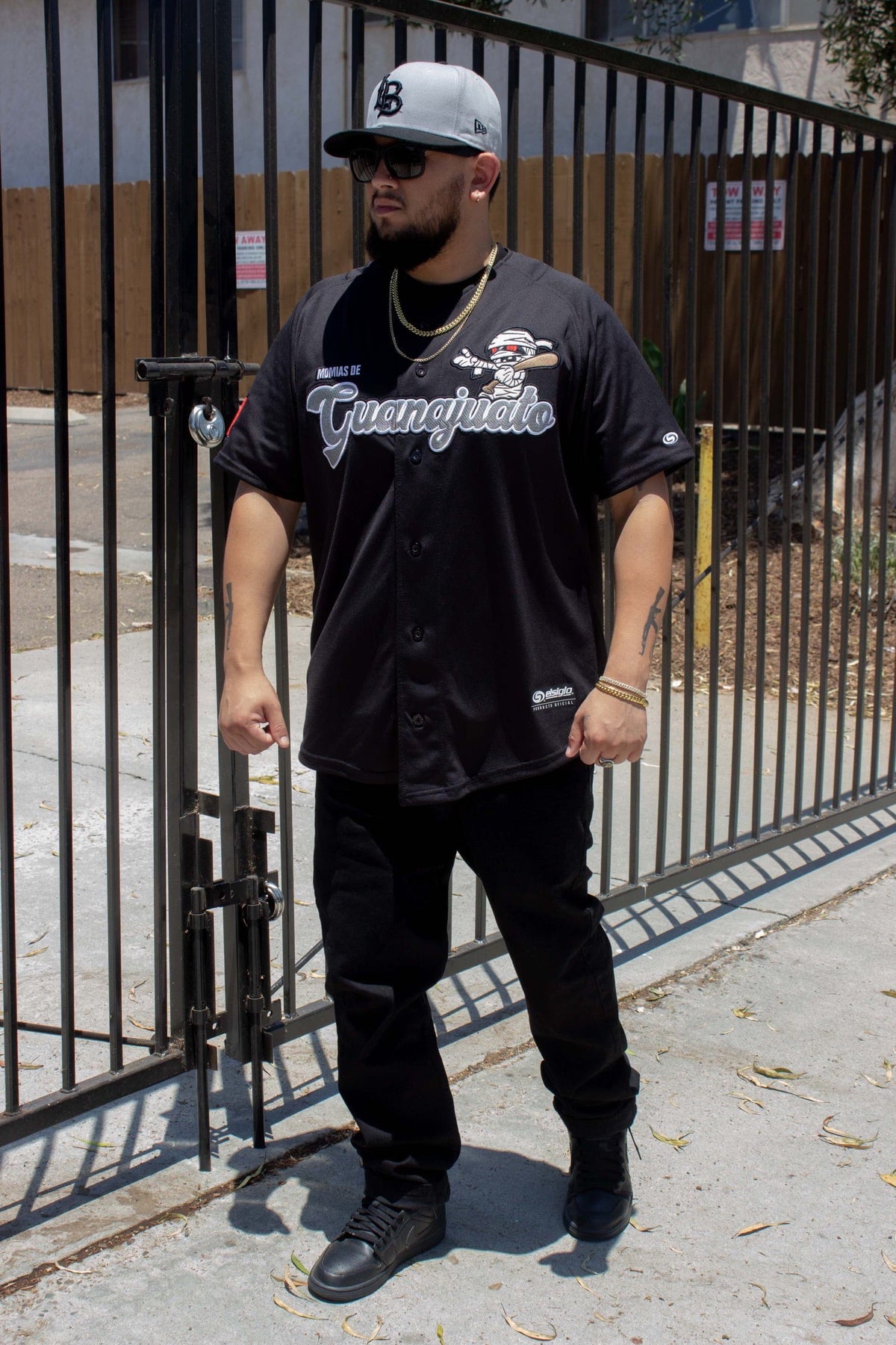 Black Momias de ((GUANAJUATO)) Jersey - BeisbolMXShop