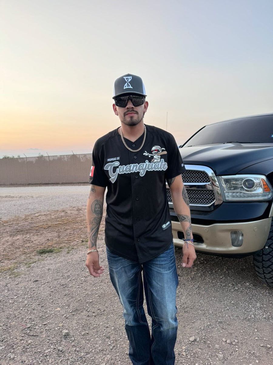Black Momias de ((GUANAJUATO)) Jersey - BeisbolMXShop