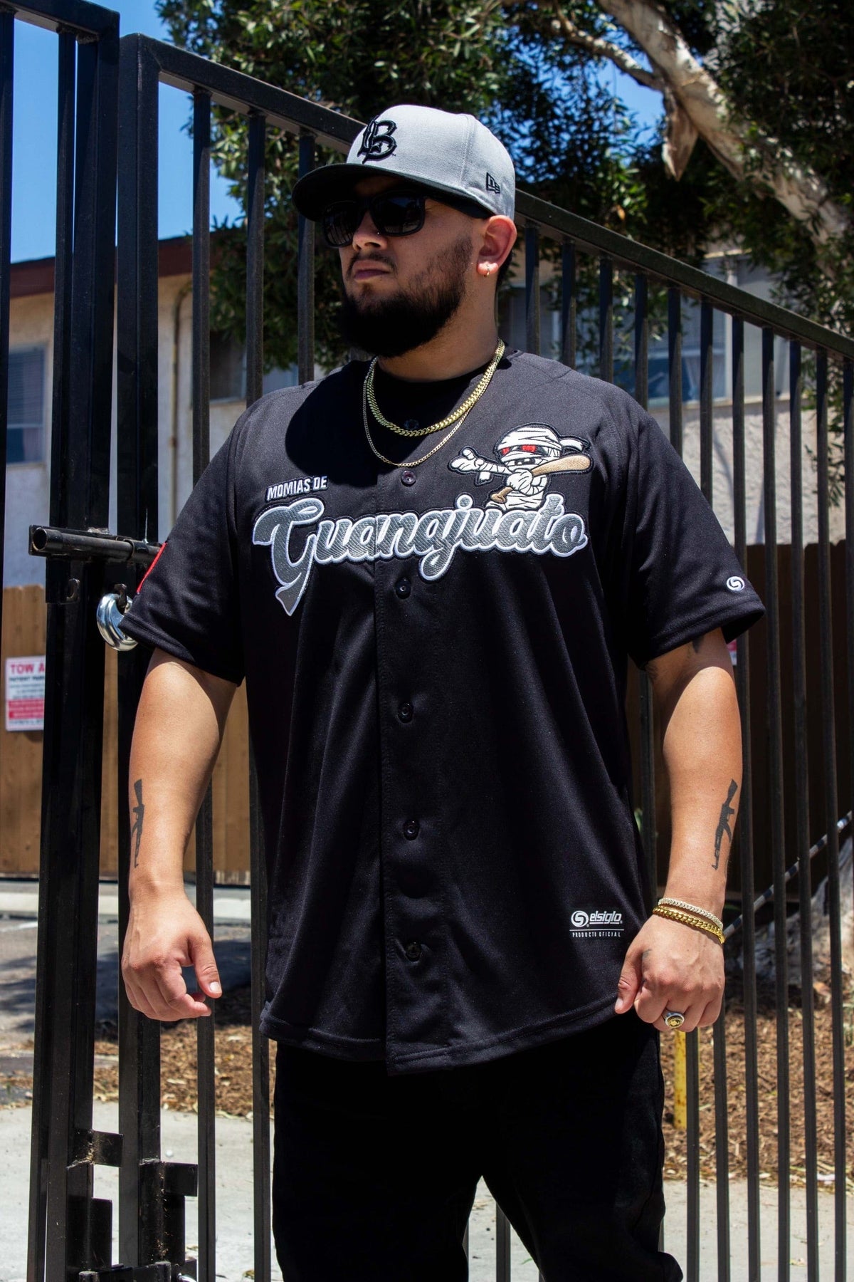 Black Momias de ((GUANAJUATO)) Jersey - BeisbolMXShop