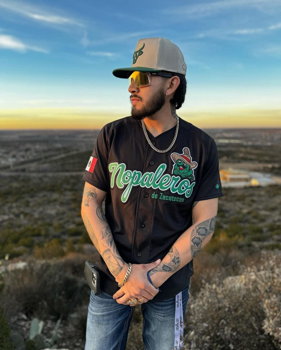 Black ((NOPALEROS)) DE ZACATECAS Jersey - BeisbolMXShop