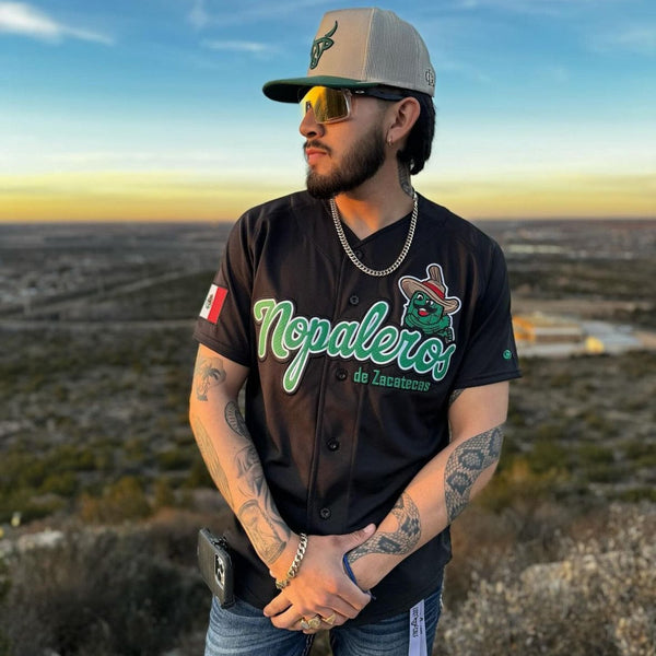 Black ((NOPALEROS)) DE ZACATECAS Jersey - BeisbolMXShop