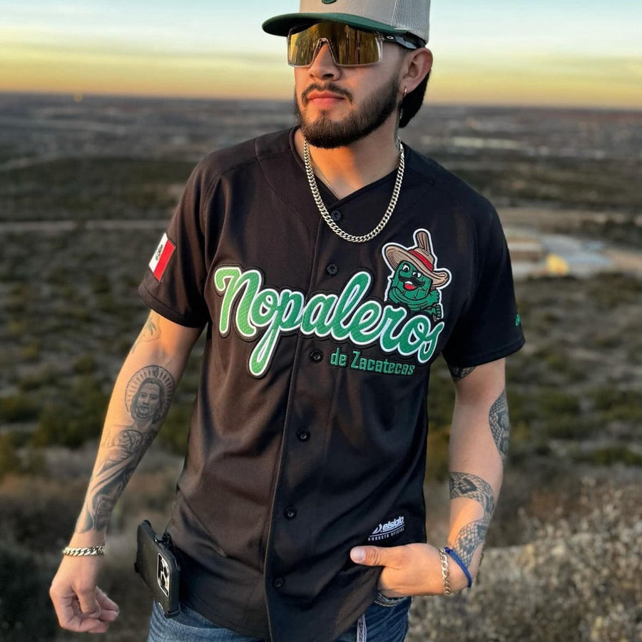 Black ((NOPALEROS)) DE ZACATECAS Jersey - BeisbolMXShop