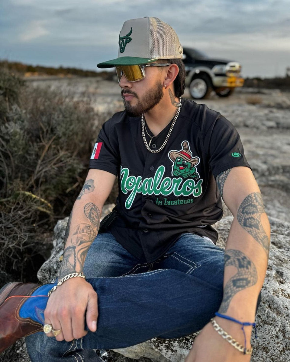 Black ((NOPALEROS)) DE ZACATECAS Jersey - BeisbolMXShop