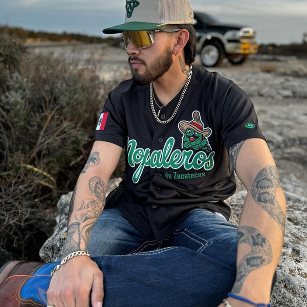 Black ((NOPALEROS)) DE ZACATECAS Jersey - BeisbolMXShop