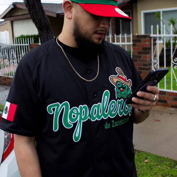 Black ((NOPALEROS)) DE ZACATECAS Jersey - BeisbolMXShop