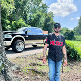 (Black) (RED LETTERS) mexico Jersey - BeisbolMXShop