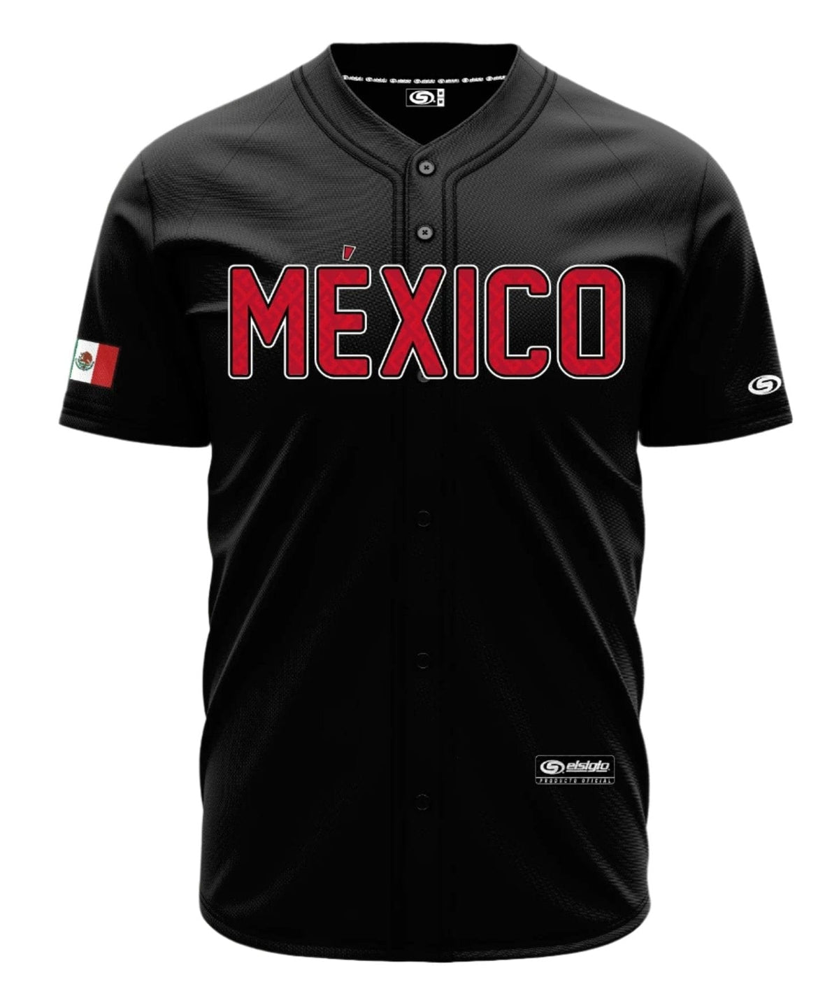 (Black) (RED LETTERS) mexico Jersey - BeisbolMXShop