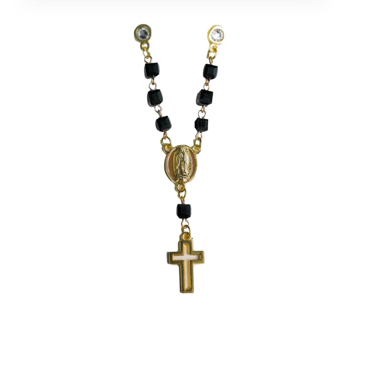 Black rosary pin - BeisbolMXShop