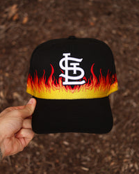 Black STL flames - BeisbolMXShop