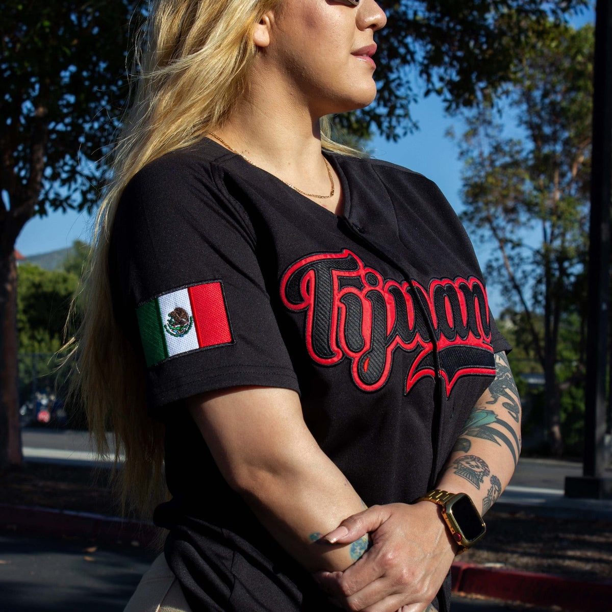 Black TIJUANA Jersey - BeisbolMXShop