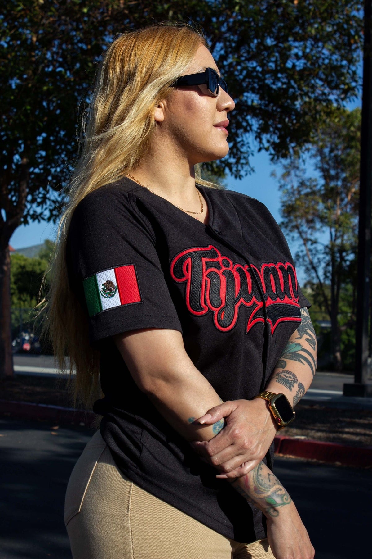Black TIJUANA Jersey - BeisbolMXShop
