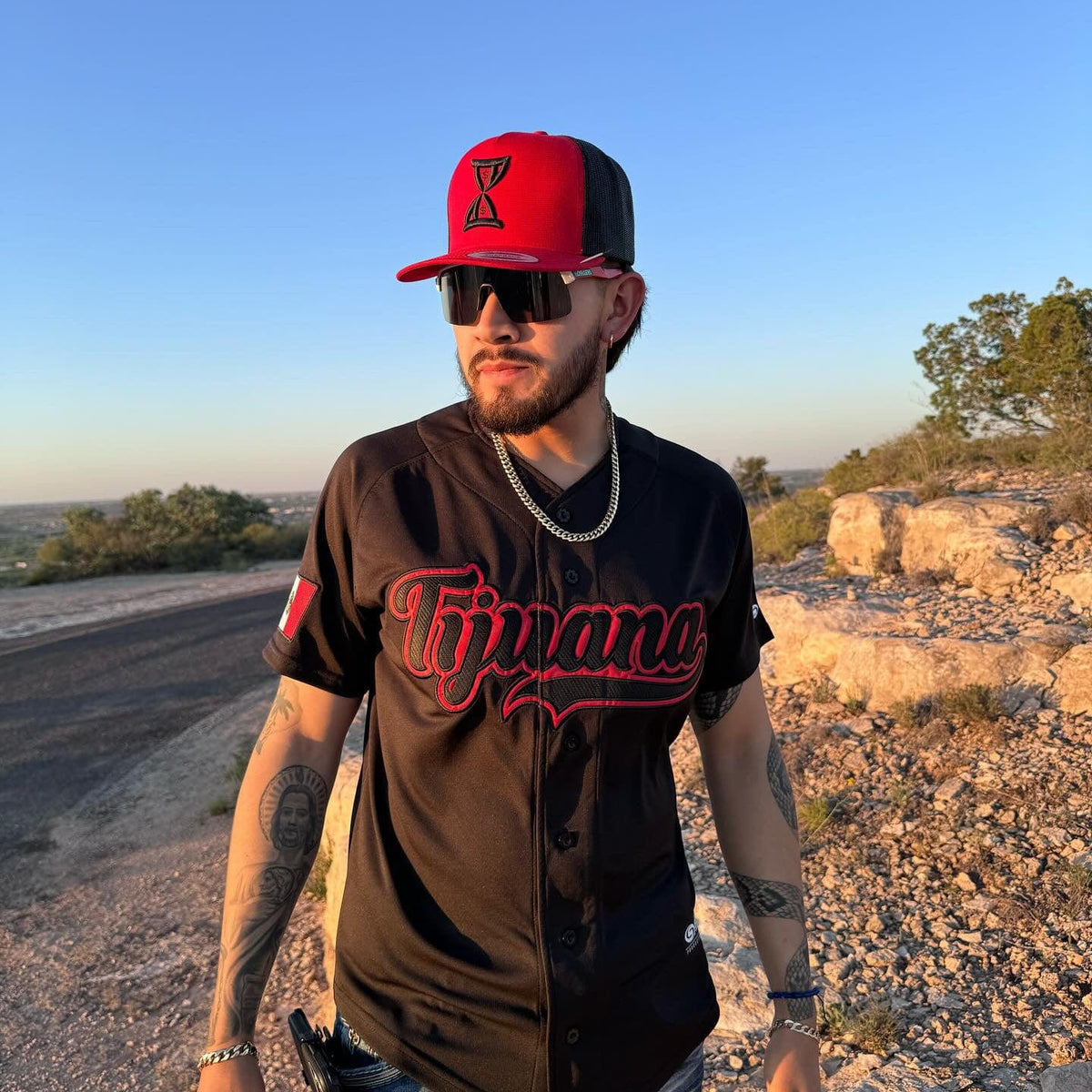 Black TIJUANA Jersey - BeisbolMXShop