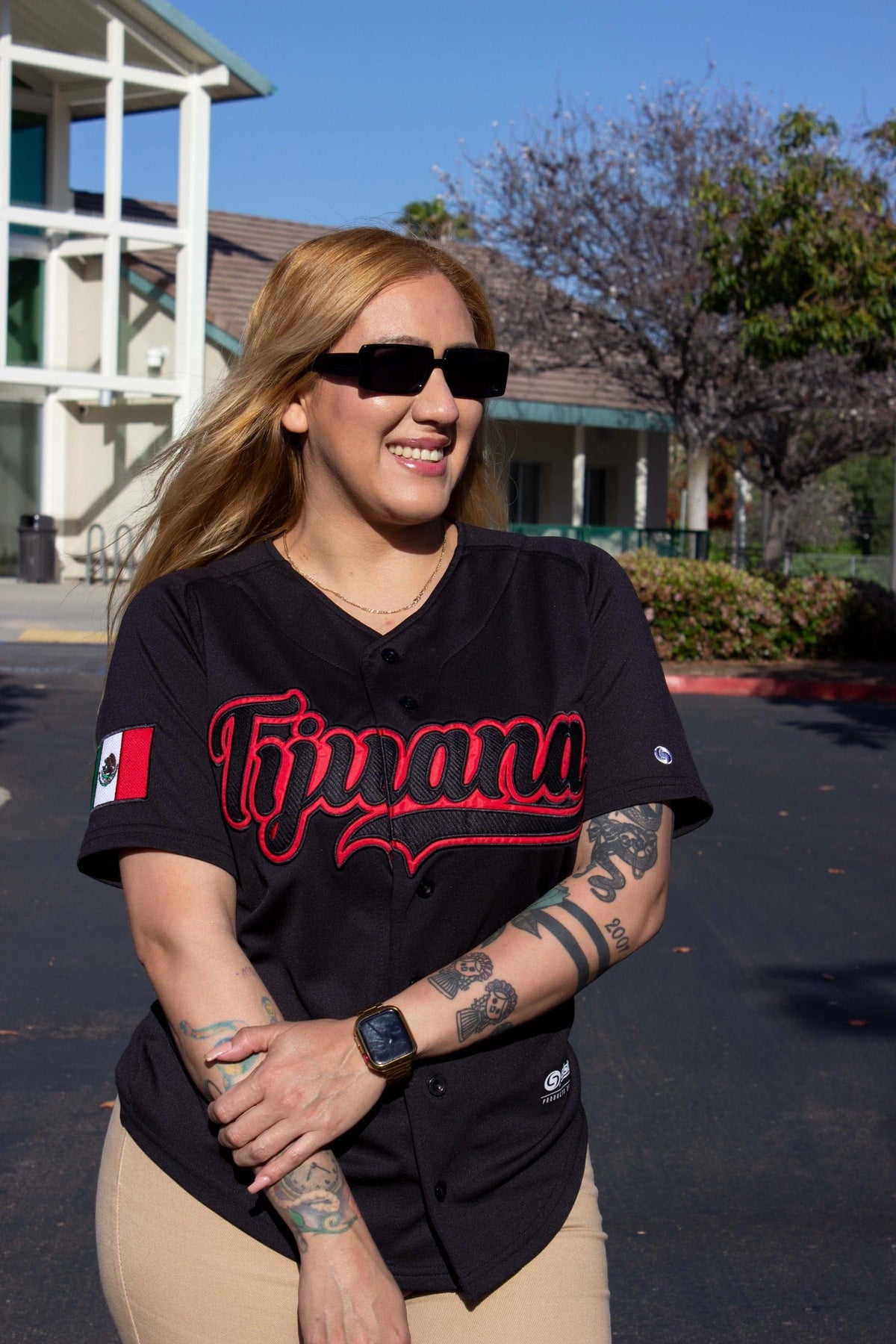 Black TIJUANA Jersey - BeisbolMXShop