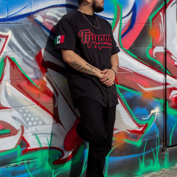 Black TIJUANA Jersey - BeisbolMXShop