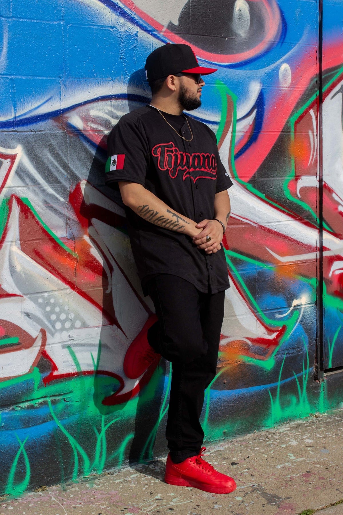 Black TIJUANA Jersey - BeisbolMXShop
