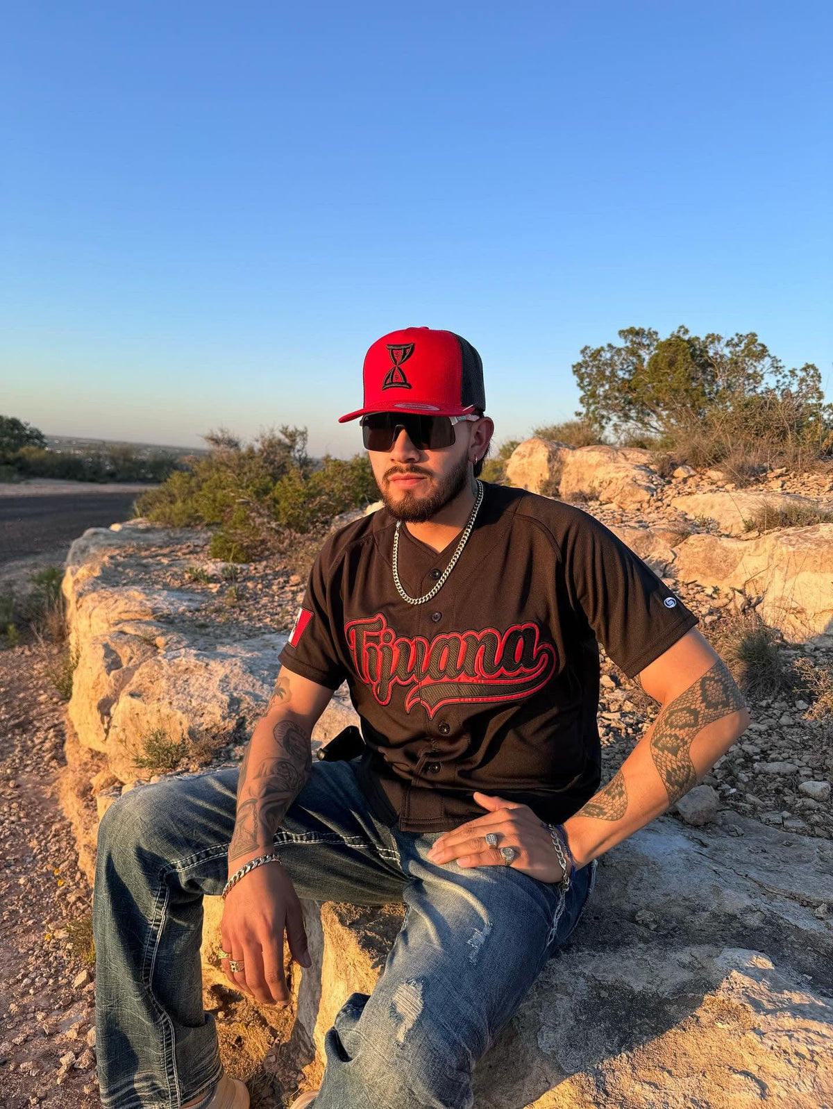 Black TIJUANA Jersey - BeisbolMXShop