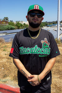 ((BLACK)) (Zacatecas) Nopaleros Jersey - BeisbolMXShop