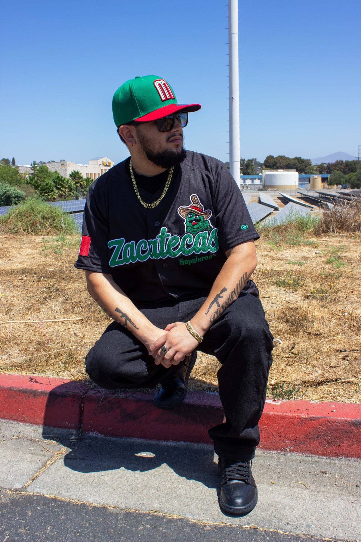 ((BLACK)) (Zacatecas) Nopaleros Jersey - BeisbolMXShop