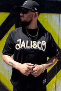 (Black/gold) charros de Jalisco - BeisbolMXShop
