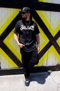 (Black/gold) charros de Jalisco - BeisbolMXShop