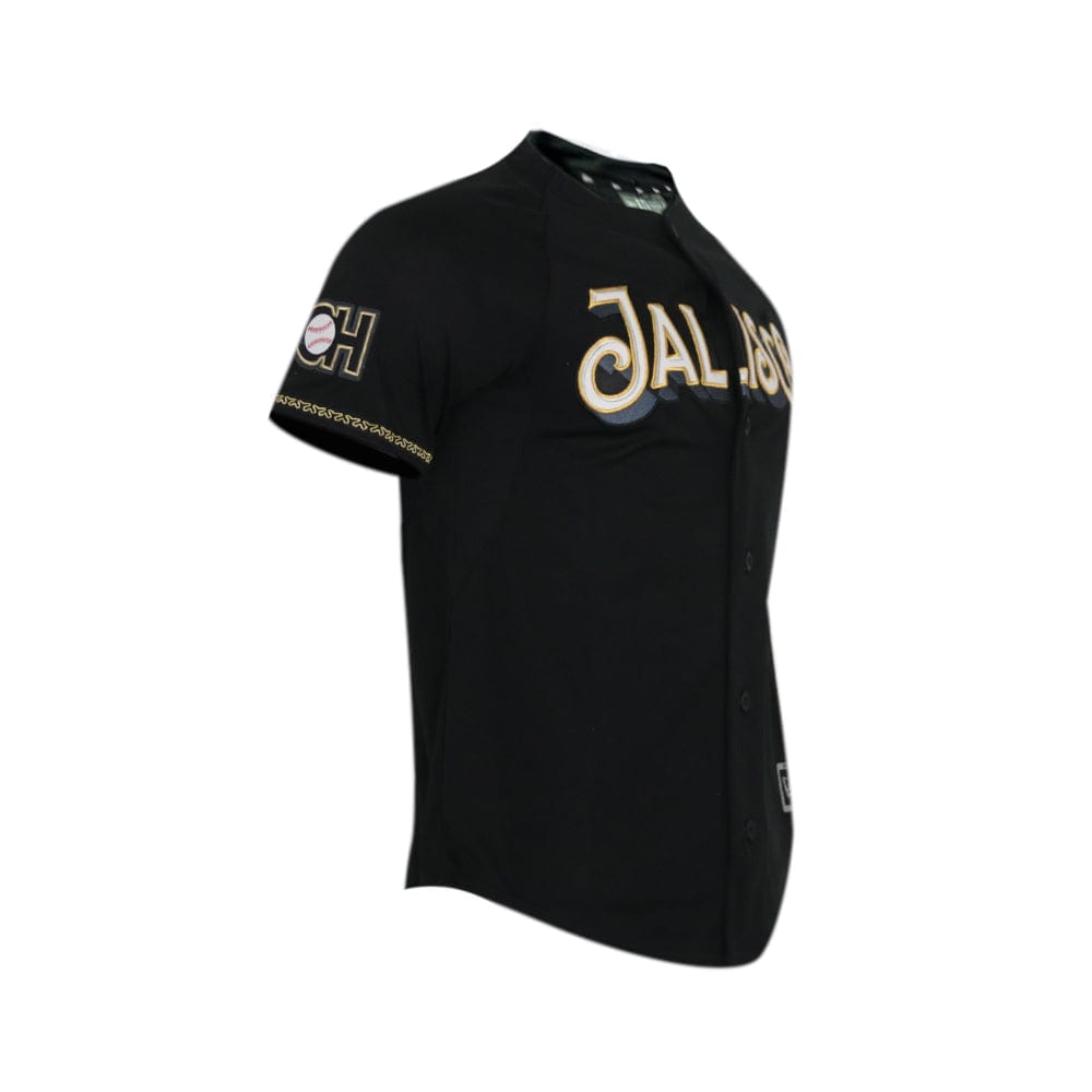 (Black/gold) charros de Jalisco - BeisbolMXShop