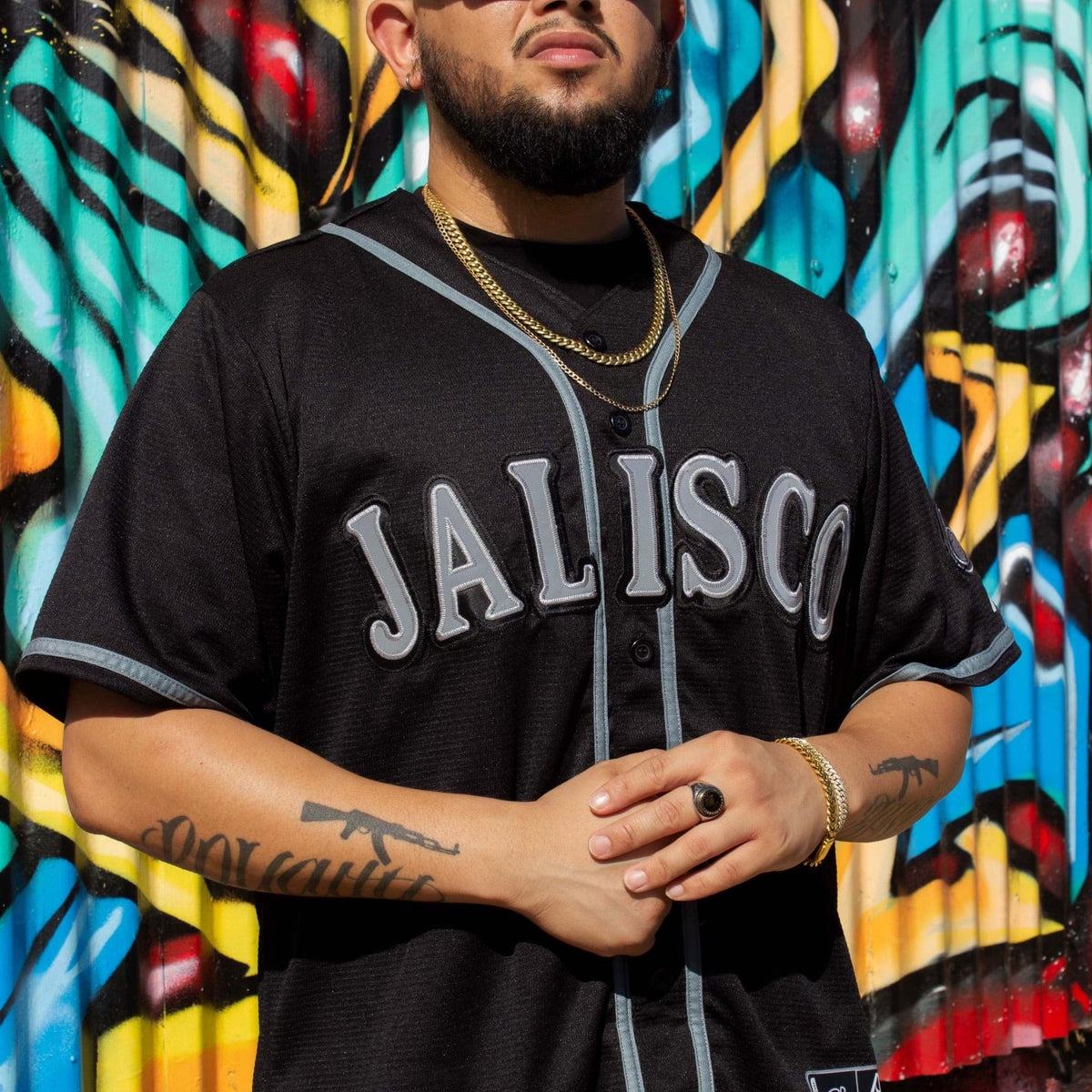 (Black/Grey) Charros De Jalisco - BeisbolMXShop