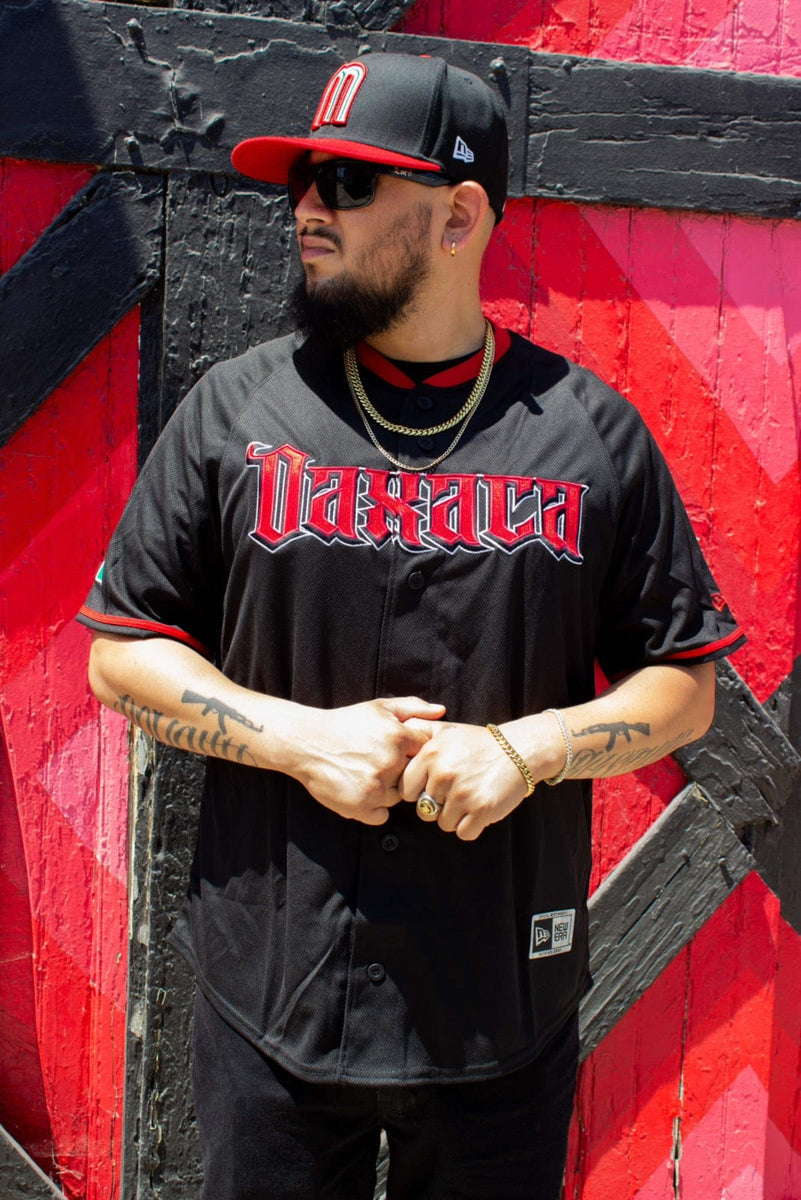 (Black/red) Guerreros de Oaxaca - BeisbolMXShop