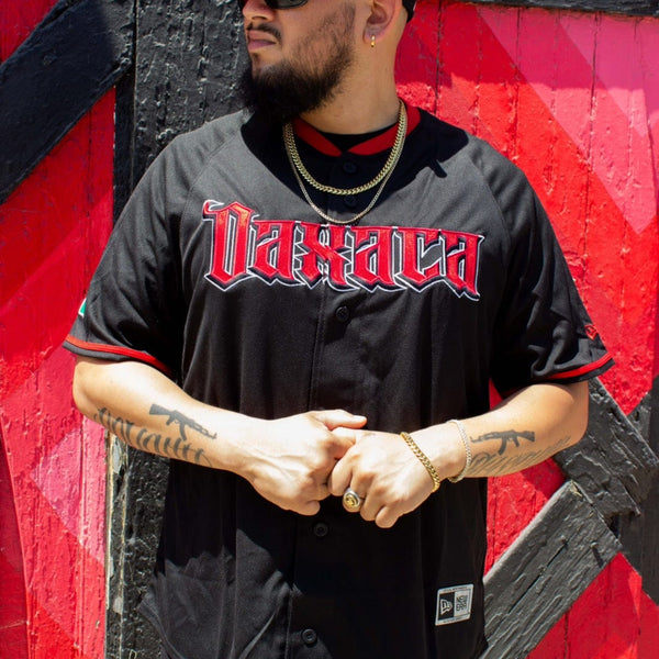 (Black/red) Guerreros de Oaxaca - BeisbolMXShop