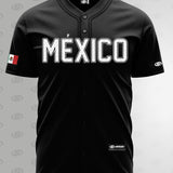 Black/White MEXICO Jersey - BeisbolMXShop