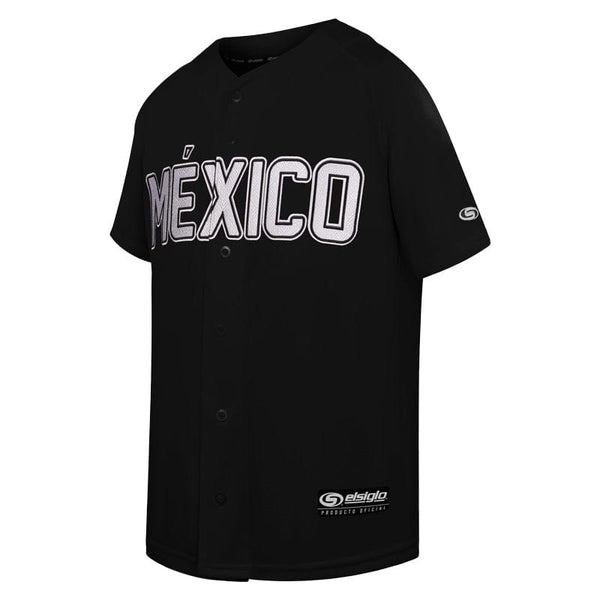 Black/White MEXICO Jersey - BeisbolMXShop