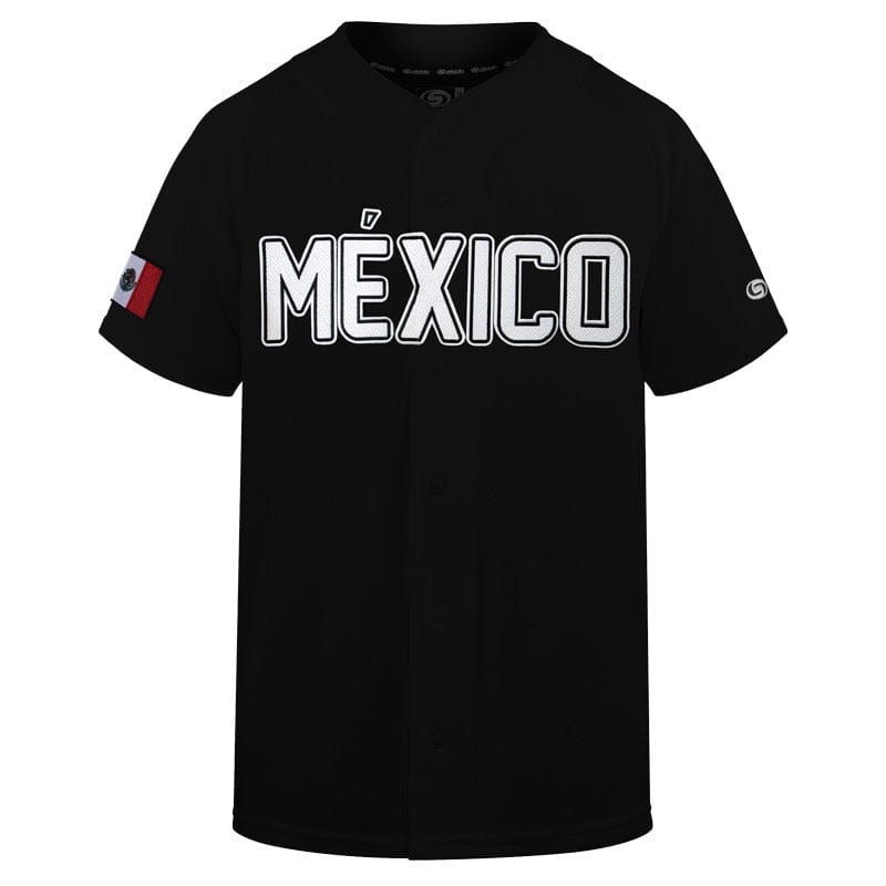 Black/White MEXICO Jersey - BeisbolMXShop