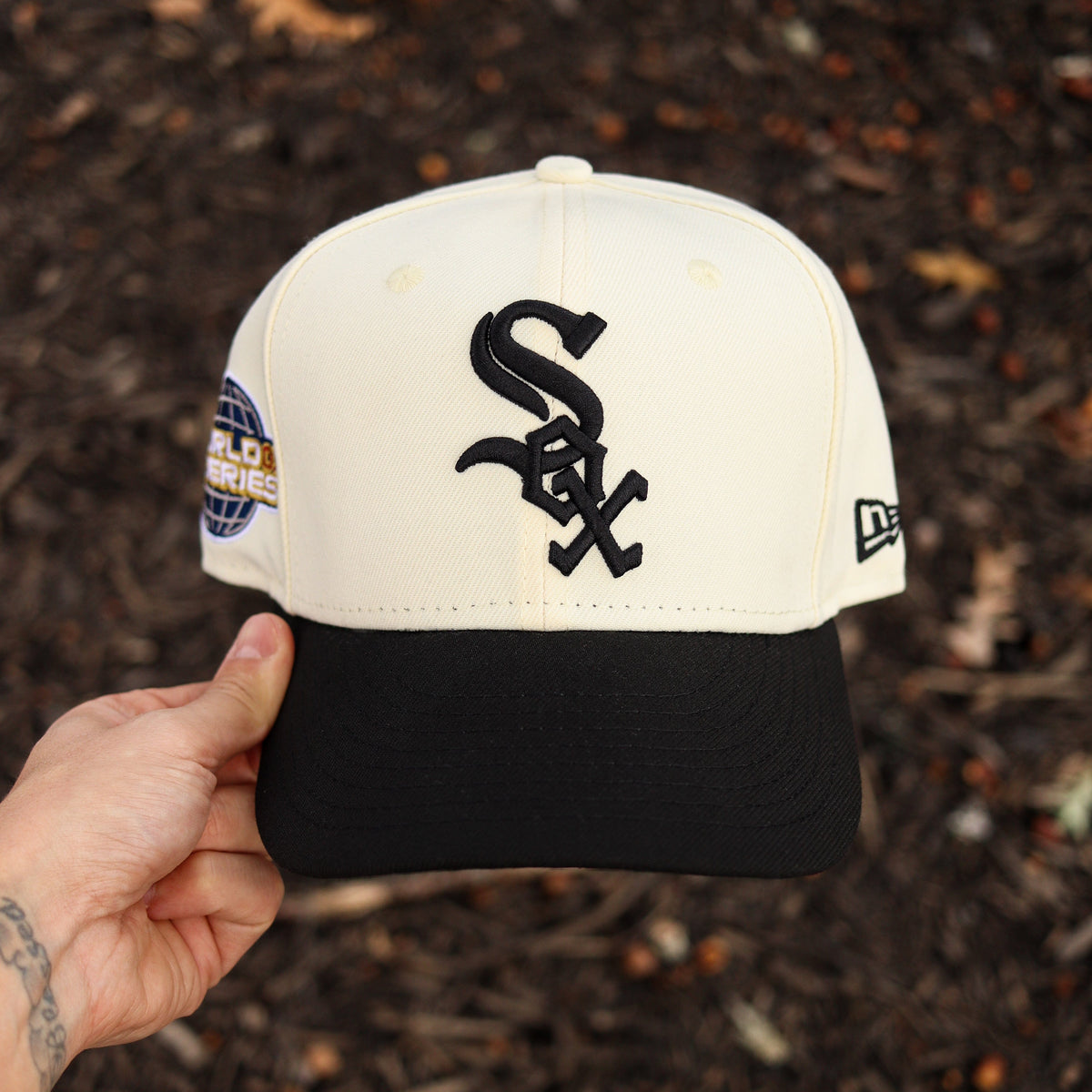 BLK/chrome (05WS) white Sox - BeisbolMXShop