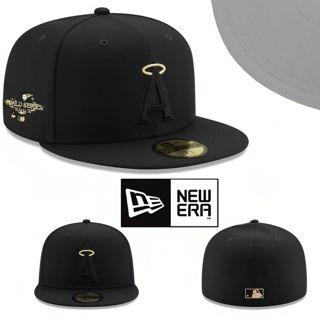 BLK/GOLD Angels - BeisbolMXShop