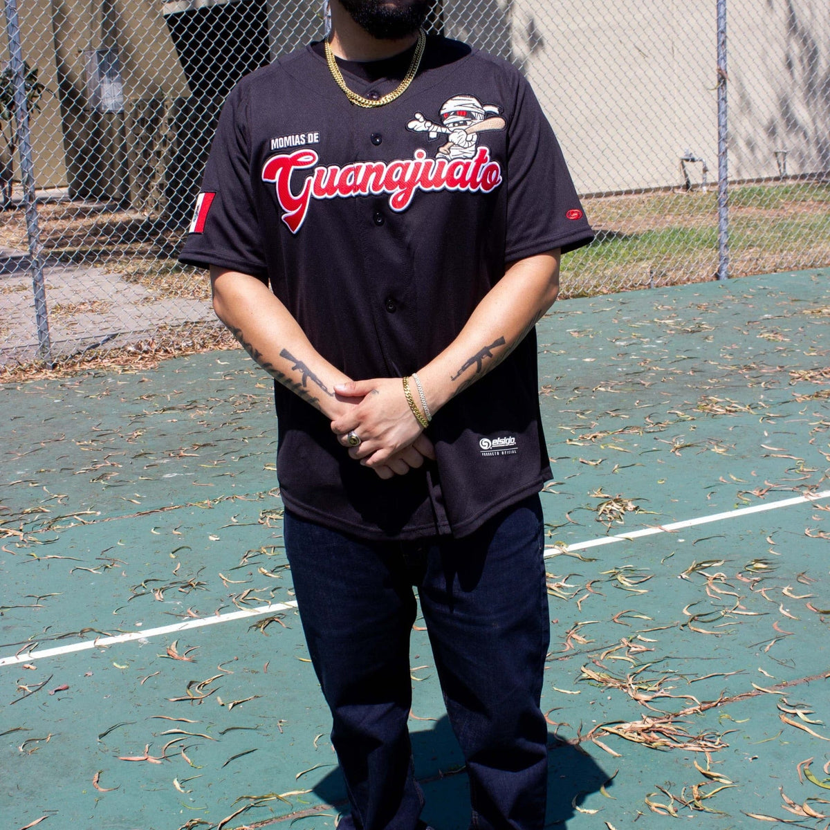 ((BLK/RED)) momias Guanajuato 2024 Jersey - BeisbolMXShop