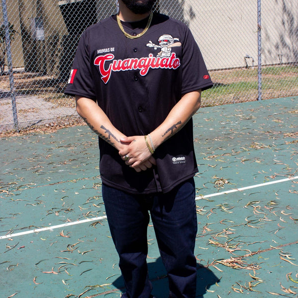 ((BLK/RED)) momias Guanajuato 2024 Jersey - BeisbolMXShop