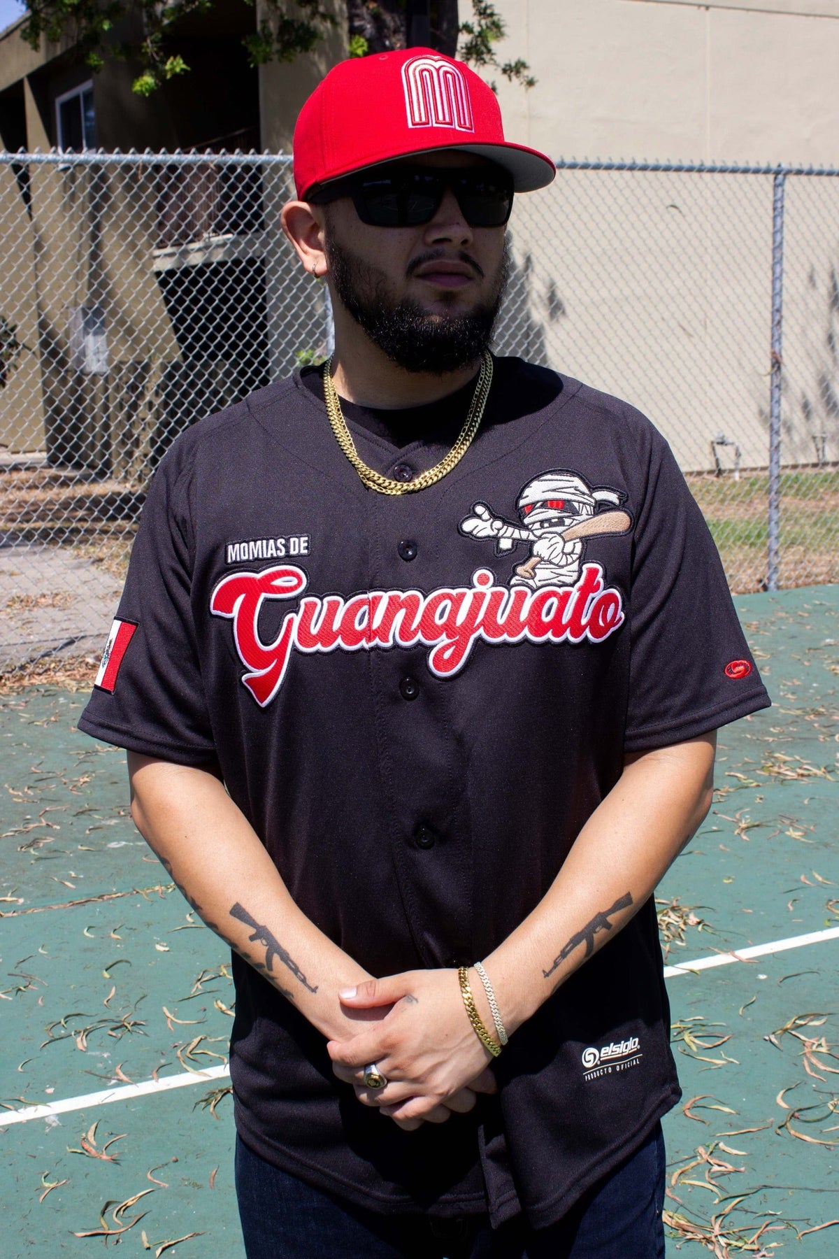 ((BLK/RED)) momias Guanajuato 2024 Jersey - BeisbolMXShop