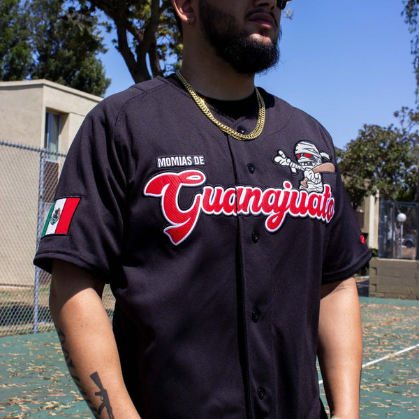 ((BLK/RED)) momias Guanajuato 2024 Jersey - BeisbolMXShop