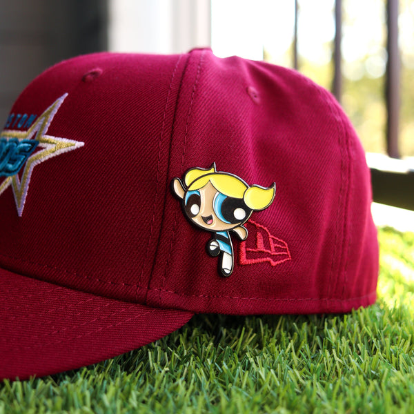 Blue power puff pin - BeisbolMXShop